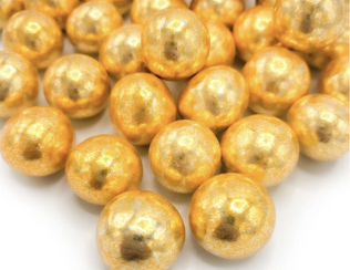 Златни топчета 130 г - 15 мм Vintage Gold Choco XXL - Happy Sprinkles