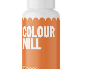 Orange  - 20 мл - наситено оранжево боя за шоколад и маслен крем - Colour mill